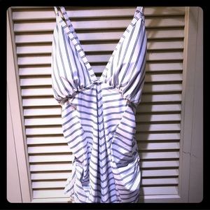 Splendid white and blue swimsuit